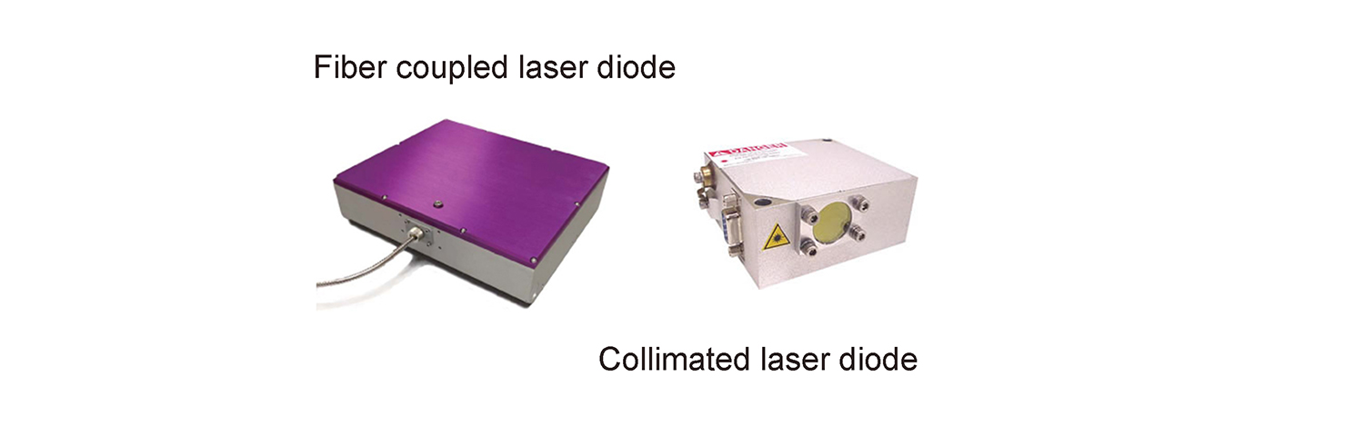  Fiber coupled laser diode module and collomated laser diode module